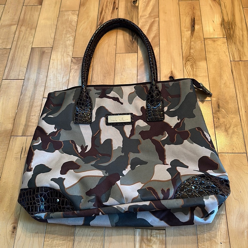 Nicole Miller Camo Tote Bag